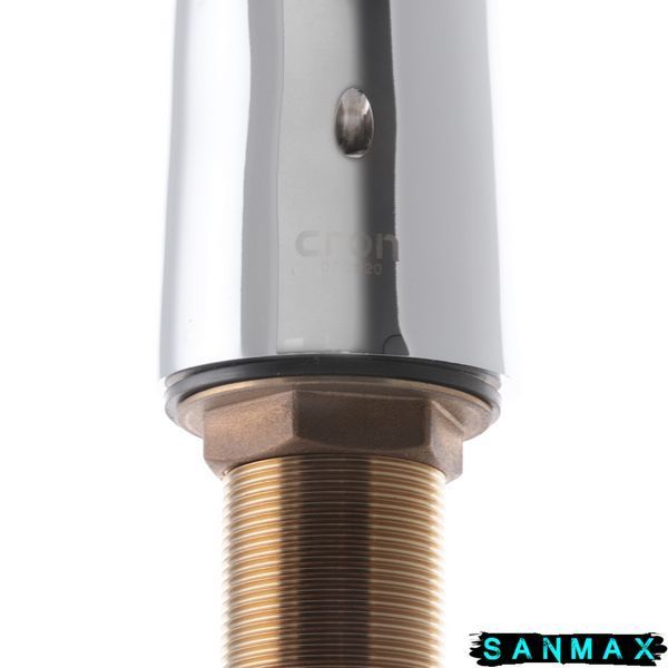 Змішувач для умивальника на гайці Cron Smart 001 Хром (CR0165) CR0165 фото