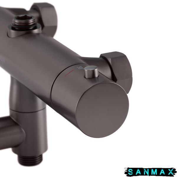 Душова система термостатична Koer KB-57029-07 3 функції Графіт (KR5498) KR5498 фото