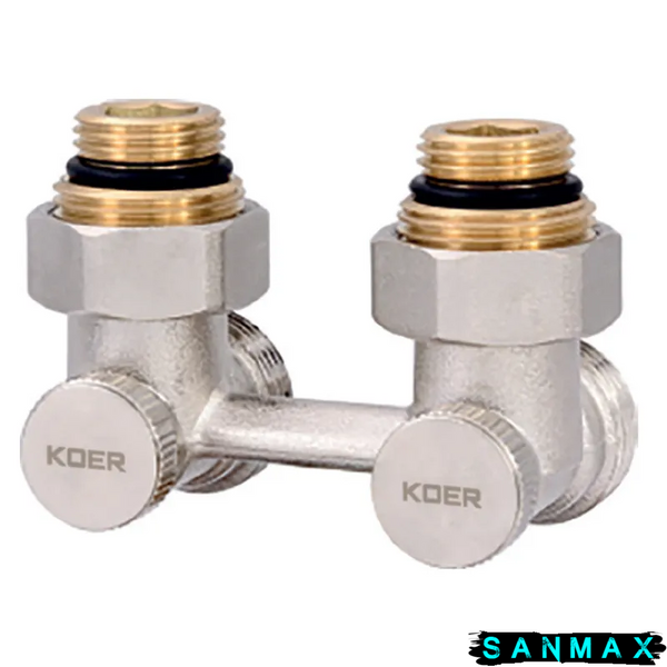 Вузол нижнього підключення радіатора 3/4x1/2 кутовий Koer KR.1132 (KR2816) KR2816 фото