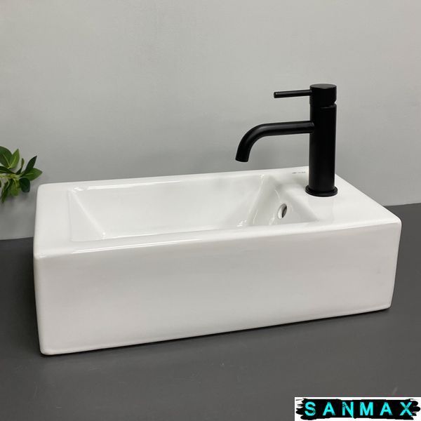 Умивальник накладний Vbi Anzi L Білий VBI-015619 фото