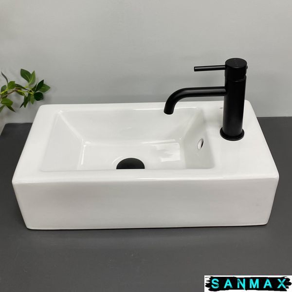 Умивальник накладний Vbi Anzi L Білий VBI-015619 фото