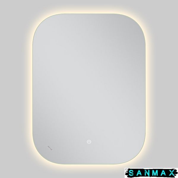 Дзеркало Mixxus Premium Diverse MR15-80x60-Reverse (Led Touch, Anti-fog, димер (3-6,5kK)) (MP6638) MP6638 фото