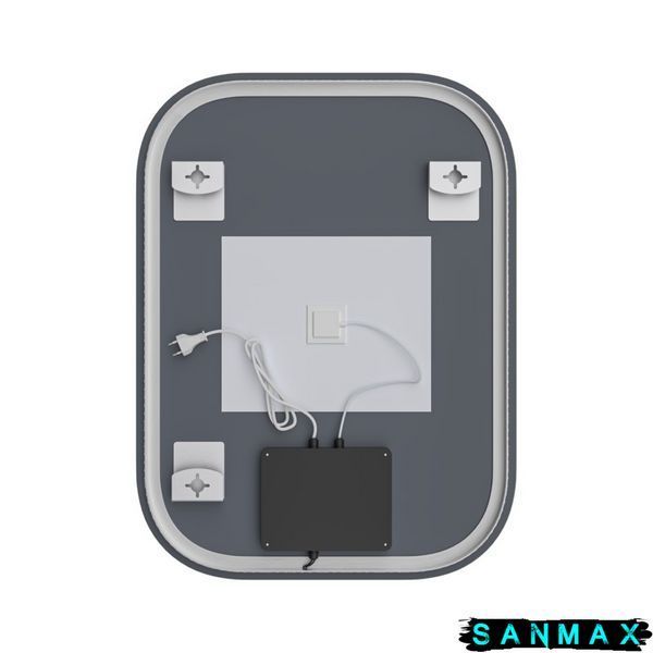 Дзеркало Mixxus Premium Diverse MR15-80x60-Reverse (Led Touch, Anti-fog, димер (3-6,5kK)) (MP6638) MP6638 фото