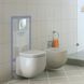 Інсталяція для унітазу пневмо Grohe Rapid SL кріплення без прокладки панель Хром Кругла (38721001) 38721001 фото 4