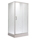 Душова кабіна з низьким піддоном Mixxus HARD SCT01-100x80x198-TR CHROME прозоре скло 5мм NEW (в 2 ящ) (MI8367) MI8367 фото 1