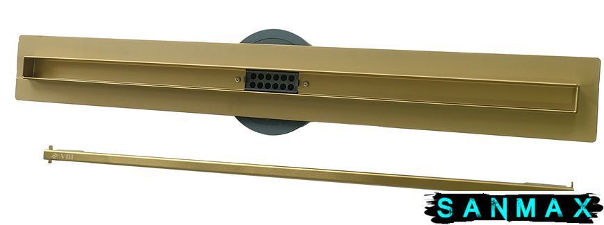 Трап для душа Vbi Fort Вузький 70 Матове Золото VBI-060207BG фото