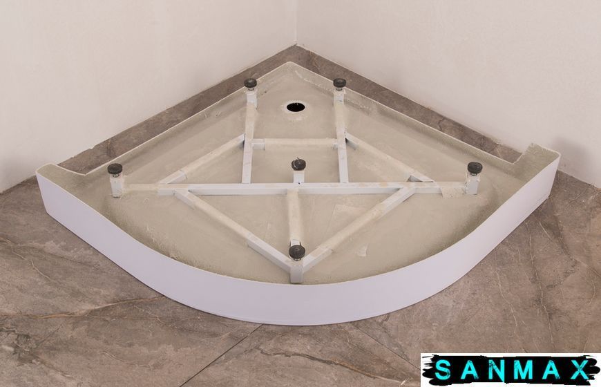 Душова кабіна з низьким піддоном Mixxus Plain SCT02-90x90x195-GR Сатин сіре тоноване скло 4мм (MI6898) MI6898 фото