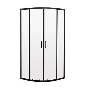 Душова кабіна без піддону Mixxus Premium Diverse Sc1-90x90x195-Tr Чорний прозоре скло 5мм (MI6860) MI6860 фото