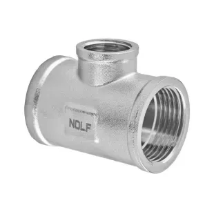 Трійник нікельований 1х3/4х1 ВВВ Nolf Nfc.T100810F-N (NF3096) NF3096 фото