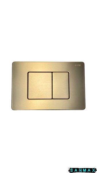 Кнопка змиву для інсталяції VBI ELBA XS BRUSHED GOLD VBI-030106 фото
