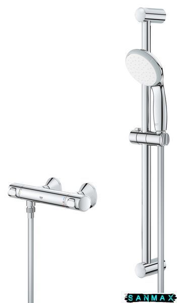 Змішувач термостат. для душу з гарнітурою Grohe Precision Flow (34841000) 34841000 фото