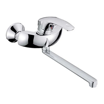 Змішувач для кухні зі стіни Haiba Maxx 005 Хром (HB0280) HB0280 фото