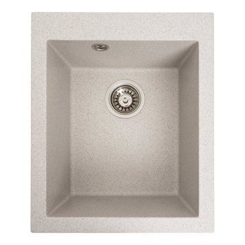 Гранітна мийка для кухні Platinum 4150 SOKIL матова (топаз) SP000038341 фото