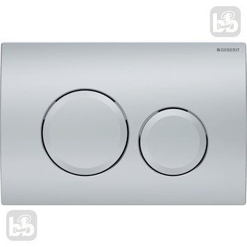 DELTA20 ROUND змивна клавіша для подвійного змиву, матовий хром 115.127.46.1 фото
