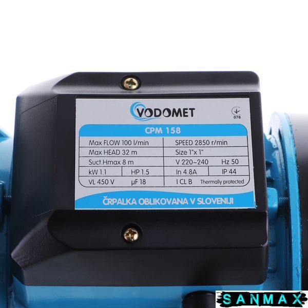 Насос поверхневий відцентровий Vodomet JET100, CPM158 (VO0022) VO0022 фото