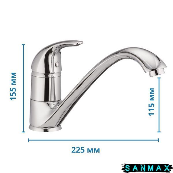 Змішувач для кухні на шпильці Haiba Violet 012 (HB0399) HB0399 фото