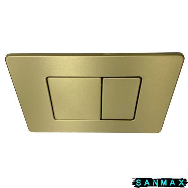 Кнопка змиву для інсталяції VBI ELBA XS BRUSHED GOLD VBI-030106 фото