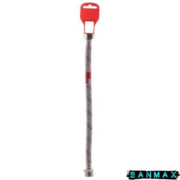 Шланг для води з нержавійки 1/2 ЗВ 30 см Koer (KR0262) KR0262 фото