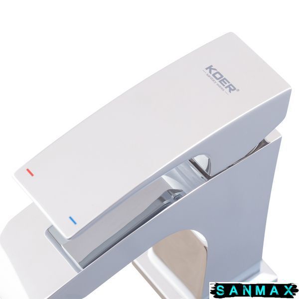 Змішувач для умивальника, хром Koer KB-10007-01 (KR3438) KR3438 фото