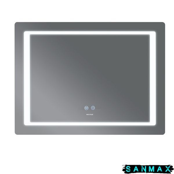 Дзеркало Mixxus Style MR13-70x50-Reverse з Led Touch, Anti-fog, димером, регулюванням яскравості (MI6665) MI6665 фото