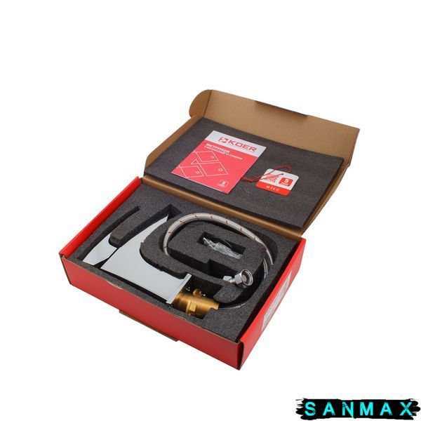 Змішувач для умивальника, хром Koer KB-10007-01 (KR3438) KR3438 фото