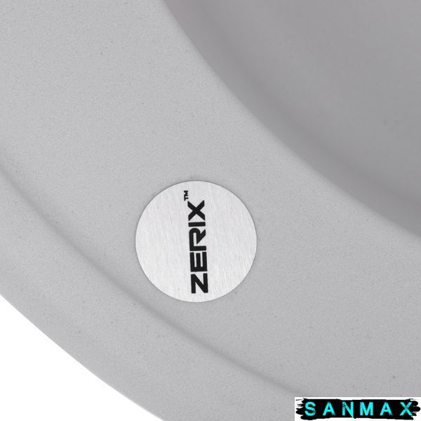 Мийка кухонна Zerix ZS-510R-01 Біла (ZX4531) ZX4531 фото