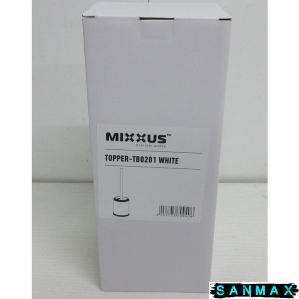 Йоршик для унітазу підлоговий Mixxus Topper-TB0201 Білий Білий (MI7094) MI7094 фото