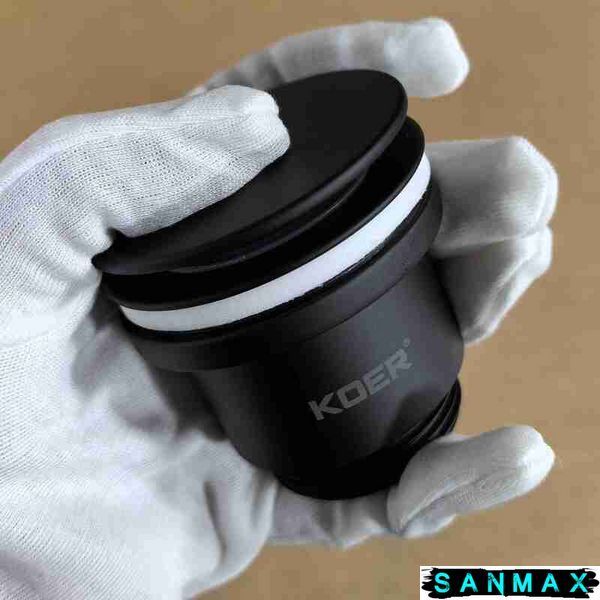 Донний клапан для умивальника універсальний Koer PW-11-05 Чорний (KR5795) KR5795 фото