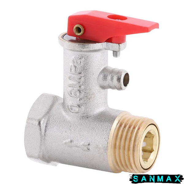 Запобіжний клапан для бойлера Koer KR.1040 - 1/2 "8BAR (з ручкою) (KR2889) KR2889 фото