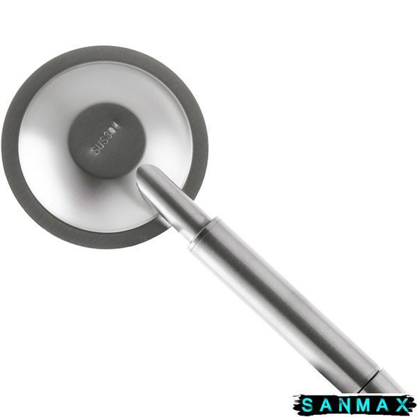 Лійка ручна для душу Zerix SH-001 (1 режим) Кругла Нерж (ZX3180) ZX3180 фото