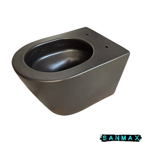 Унітаз підвісний Mixxus Premium Bevel-0304-T1 Чорний 480x360x360mm, система змиву Tornado 1.0 (MP6677) MP6677 фото
