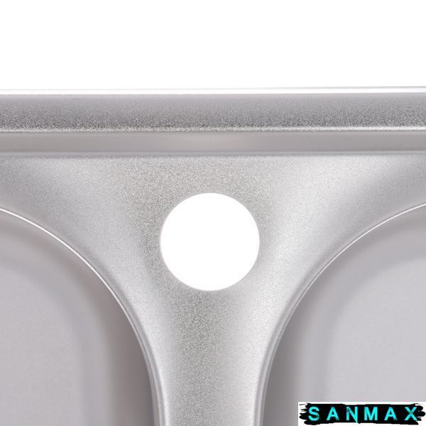 Мийка кухонна Zerix Z7749-08-180E (Satin) (ZM0565) ZM0565 фото