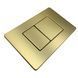 Кнопка змиву для інсталяції VBI ELBA XS BRUSHED GOLD VBI-030106 фото 1