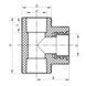 Трійник PPR ВР 20x1/2F Koer K0103.PRO 30/180 (KP0123) KP0123 фото