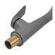 Змішувач для кухні Plamix Lucas-017 SET Graphite Refl.Grey з підведенням (Колір графіт+сил.вилив сірий) (PM0723) PM0723 фото 6