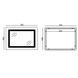 Дзеркало Mixxus Style MR13-70x50-Reverse з Led Touch, Anti-fog, димером, регулюванням яскравості (MI6665) MI6665 фото 7
