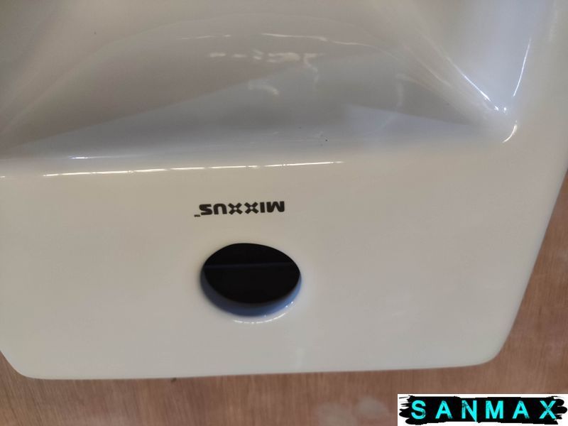 Умивальник накладний керамічний Mixxus Premium Quadro-1501 400х215х105mm з отвором під змішувач (MP6502) MP6502 фото