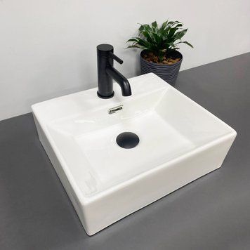 Умивальник накладний Vbi Pudua 40 Білий VBI-012202 фото