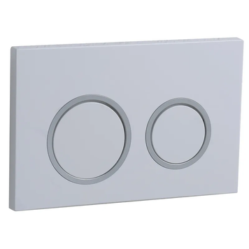 Панель змиву пластикова механіка Koer KT-0605-03 Кругла Біла (KR5316) KR5316 фото