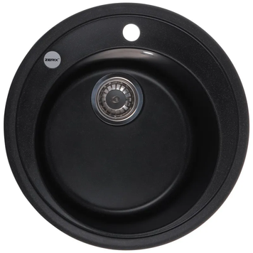 Мийка кухонна Zerix ZS-510R-03 Чорна (ZX4532) ZX4532 фото
