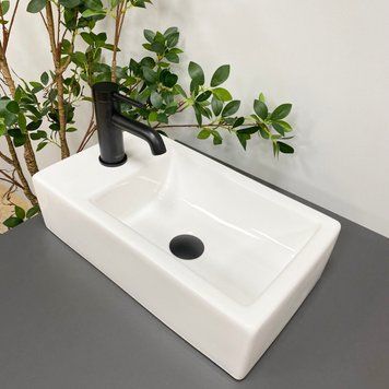 Умивальник накладний Vbi Lecce U Білий VBI-015605 фото