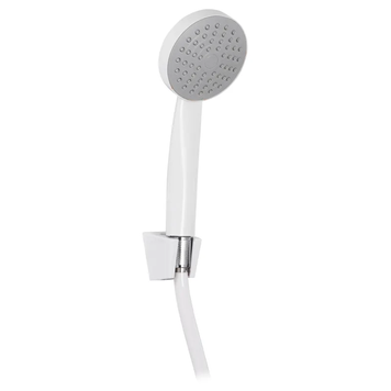 Душовий набір (шланг+лійка+кронштейн) Zerix Shower Set-02W Білий Блістер (ZX3096) ZX3096 фото
