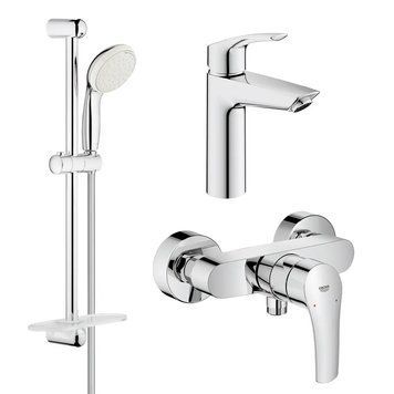 Комплект змішувачів для ванної кімнати Grohe Eurosmart New (UA123244M0) UA123244M0 фото