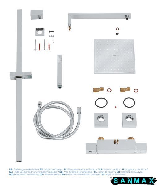 Душова система термостатична Grohe Euphoria Cube System (26087000) 26087000 фото