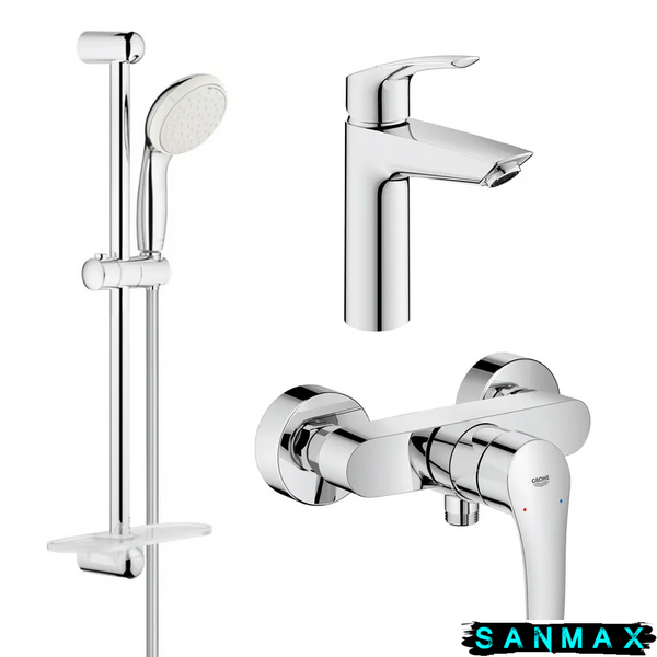 Комплект змішувачів для ванної кімнати Grohe Eurosmart New (UA123244M0) UA123244M0 фото