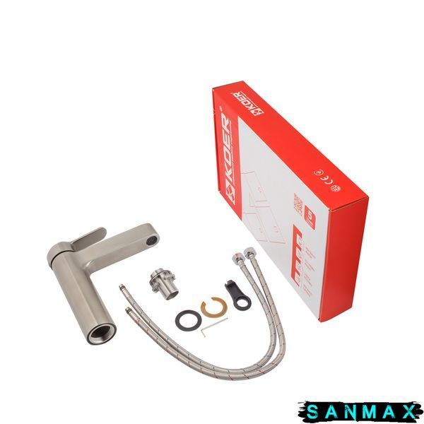 Змішувач для умивальника з нерж. сталі Koer KI-10016-02 (KR4789) KR4789 фото