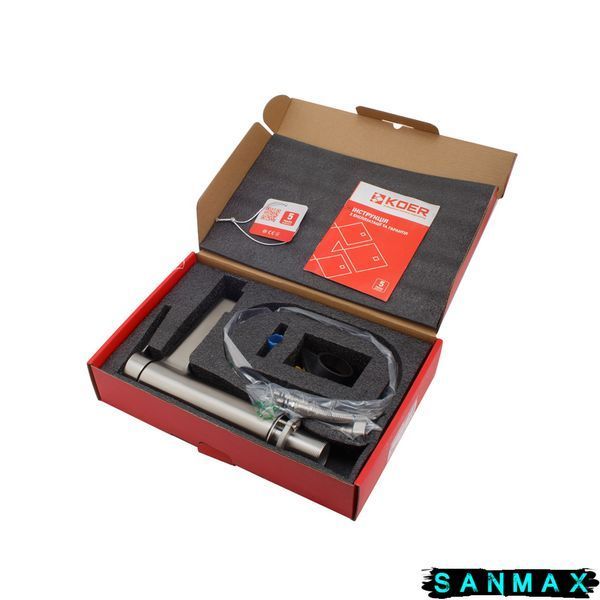 Змішувач для умивальника з нерж. сталі Koer KI-10016-02 (KR4789) KR4789 фото