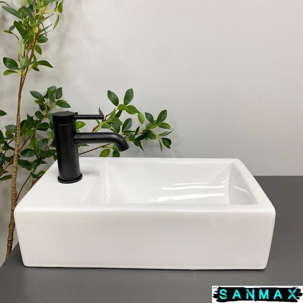 Умивальник накладний Vbi Lecce U Білий VBI-015605 фото