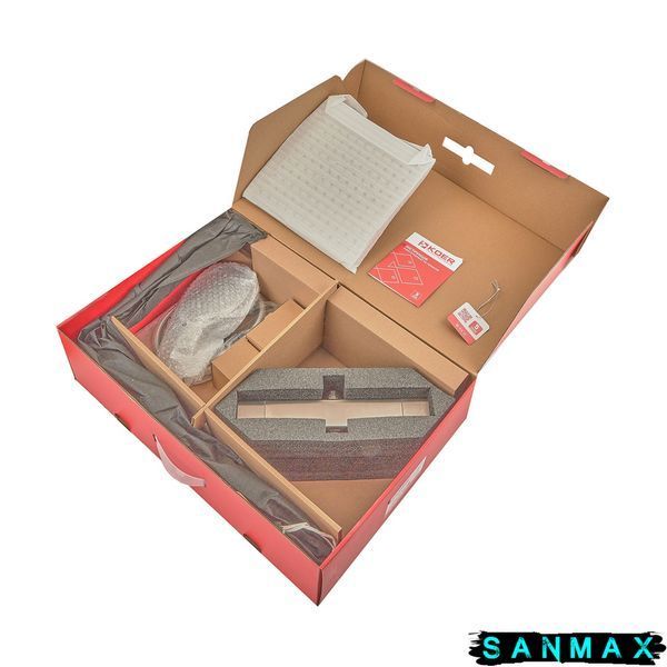 Душова система термостатична Koer KI-53017-02 2 функції Нерж (KR5547) KR5547 фото