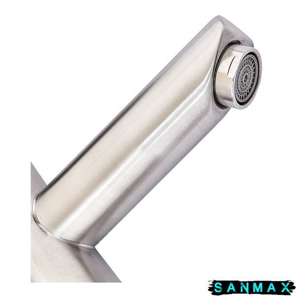 Змішувач для умивальника Mixxus Dax-001-A Високий Нерж (MI6071) MI6071 фото